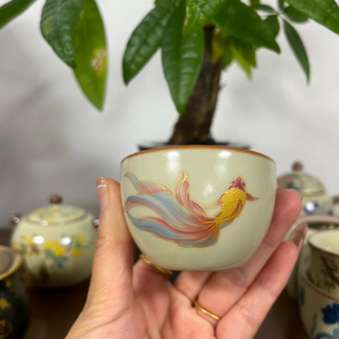 金鱼圆底杯客杯40毫升