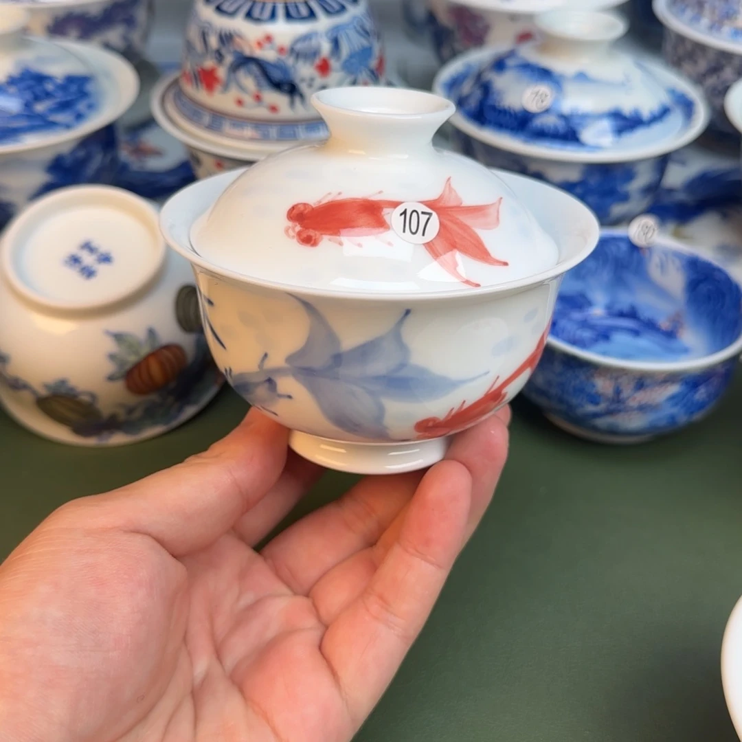 彦祖纯手工手绘茶具107