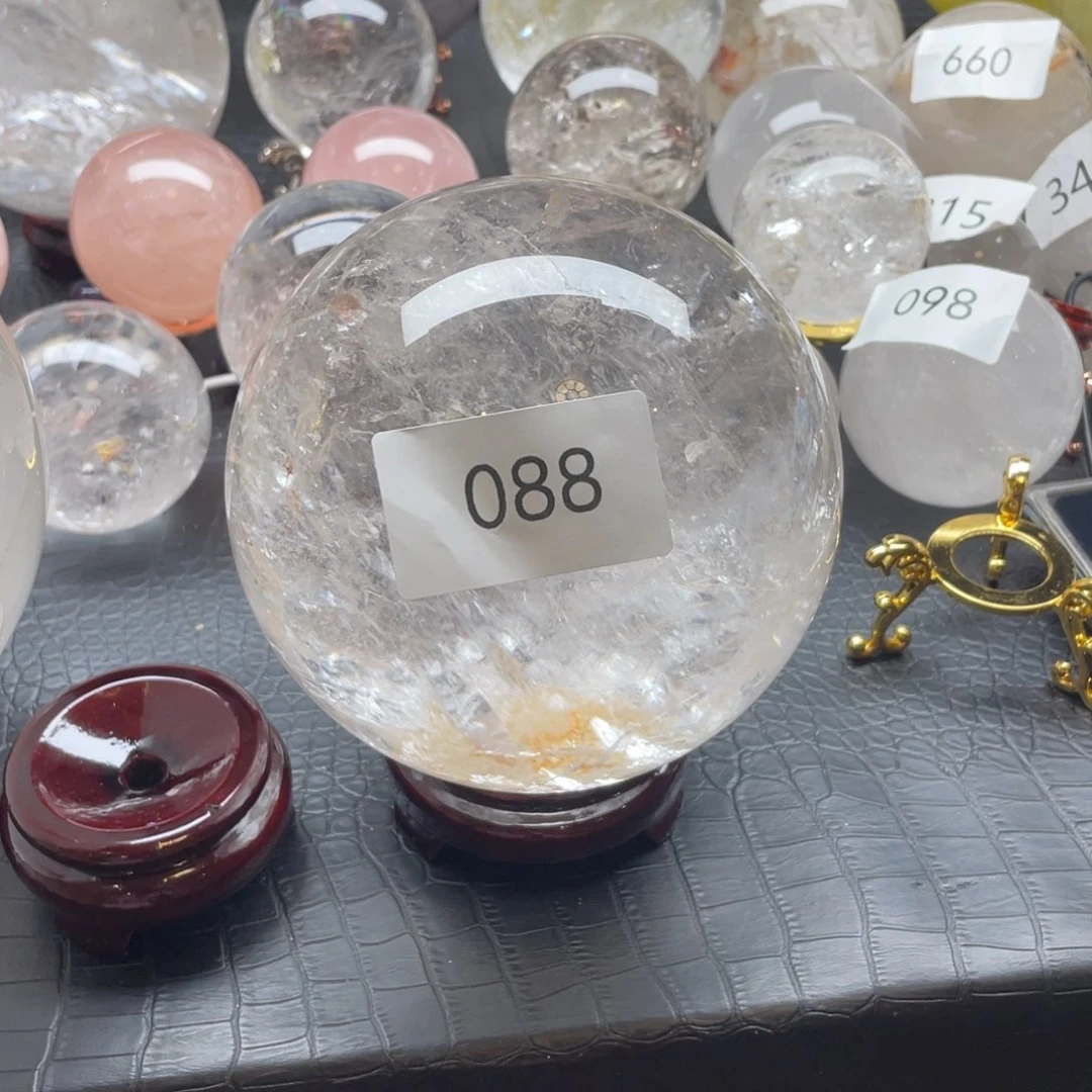 小***七未镶嵌摆件水晶088 13.3CM