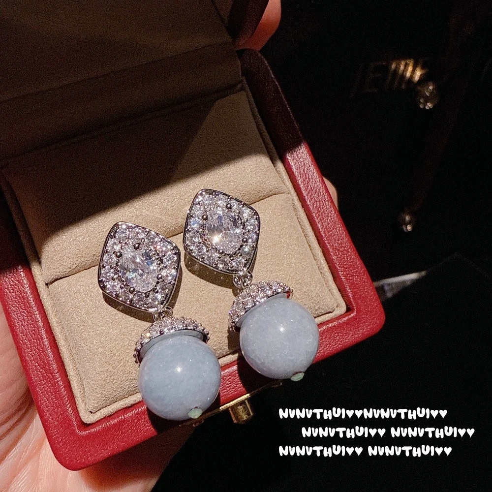 合金琉璃耳饰  【迪拜撤柜】PINK LIST 品牌高定 耳钉103