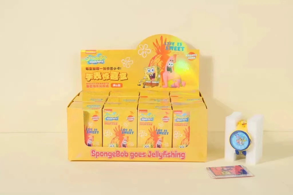 多巴胺系列青壹坊海绵宝宝手表盲盒正版授权