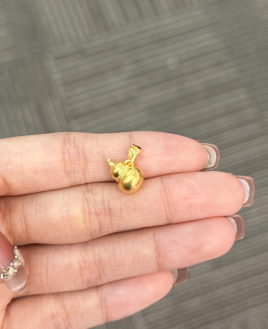 足金999 奶葫芦吊坠