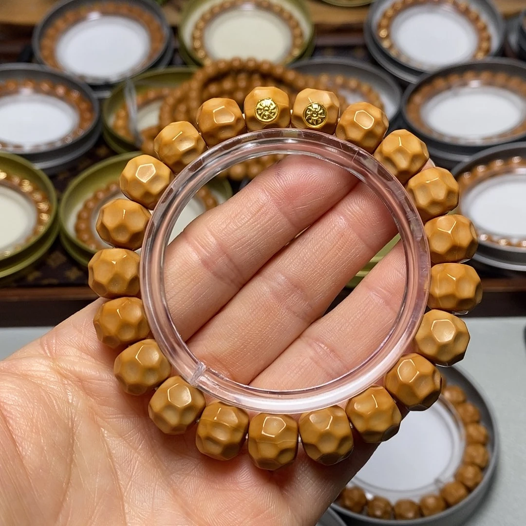 猴头核桃手串319号12左右18K双标龙炎黑金无相全品