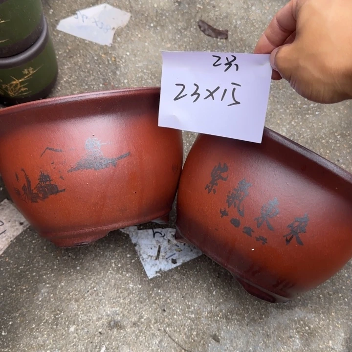 紫砂花盆特价清仓