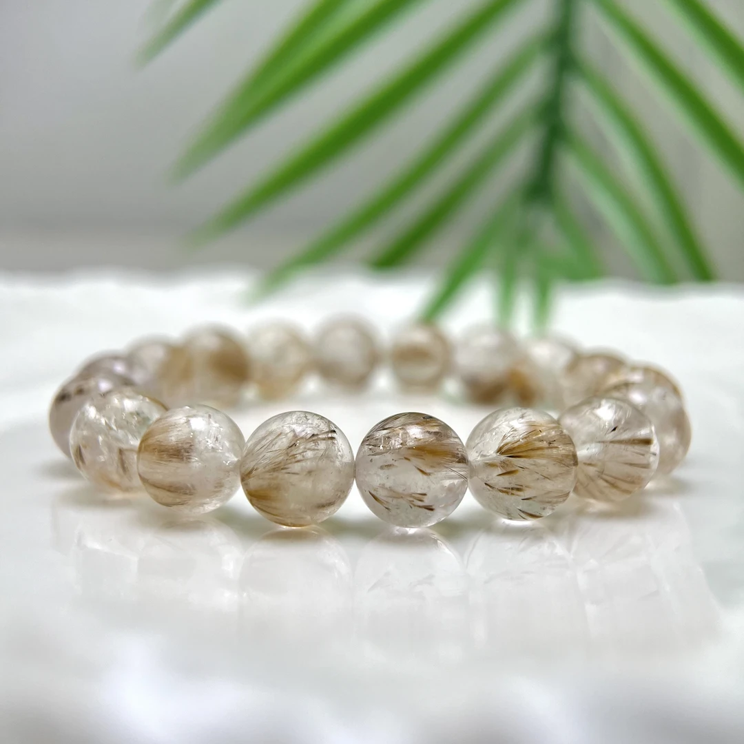 大金牙 财c密码 极光23 水晶单圈圆珠手串7-15mm+合集 FX-4284