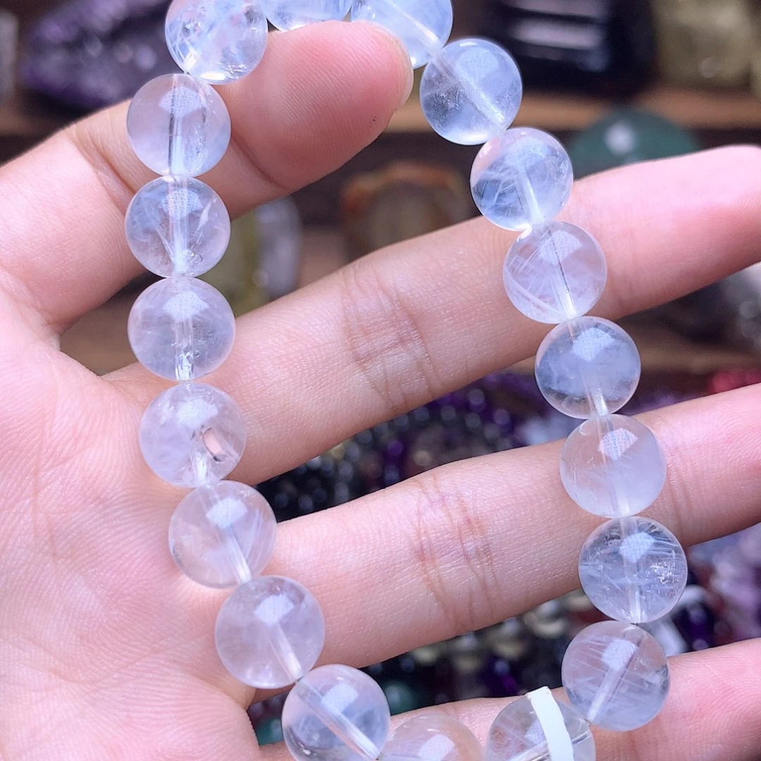 水晶手链未镶嵌蓝针