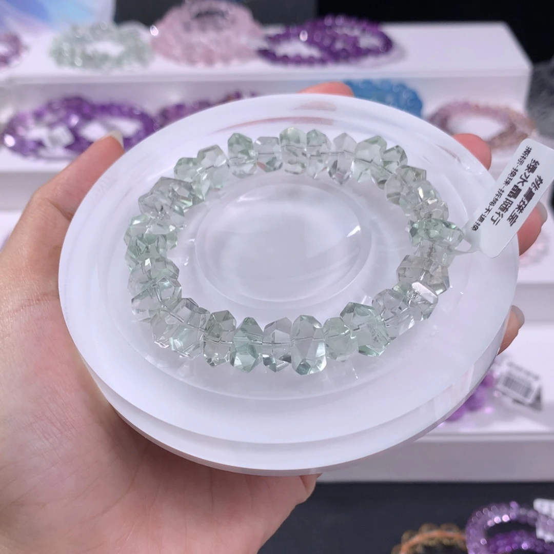 手串水晶未镶嵌高品绿水随型