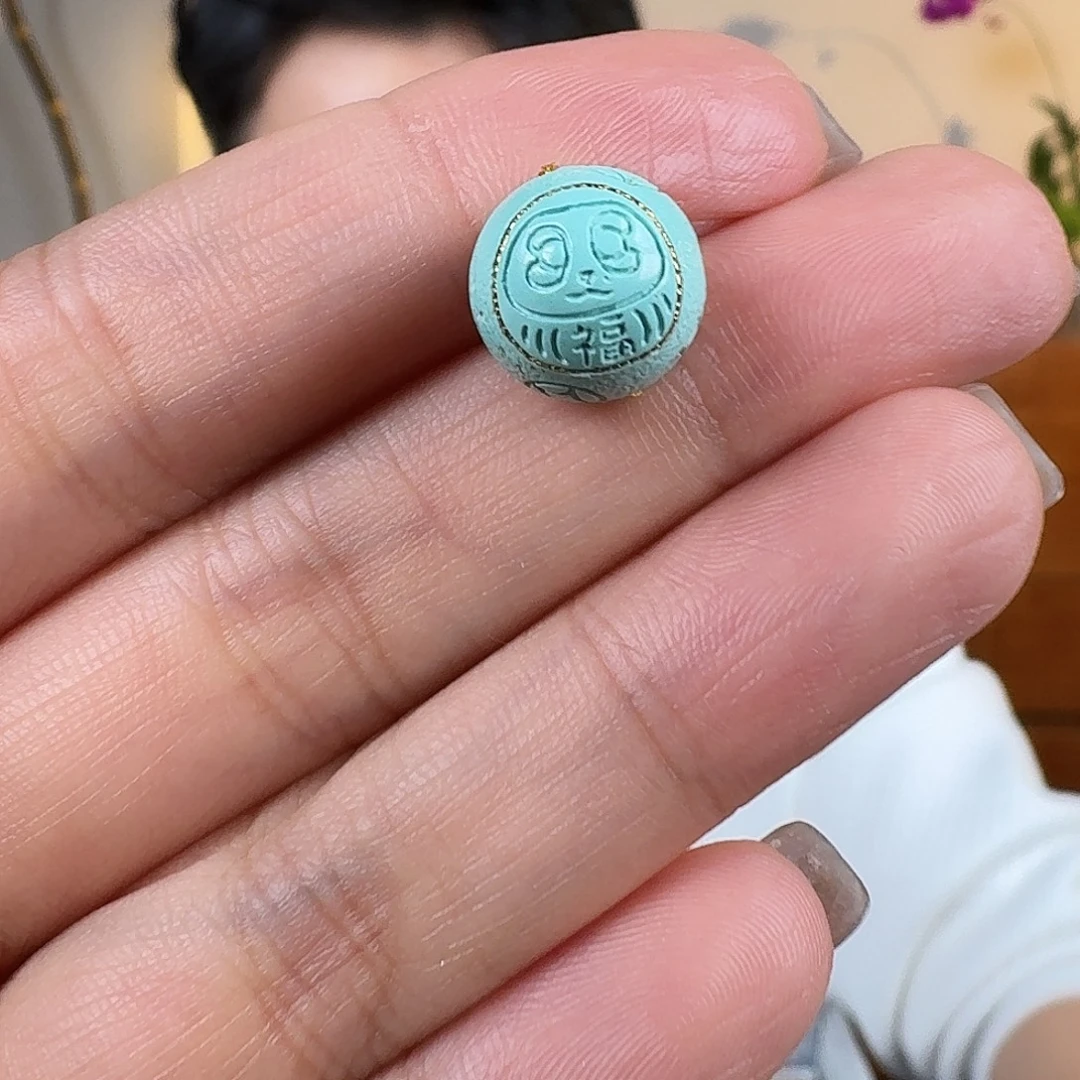 绿松石未镶嵌挂件