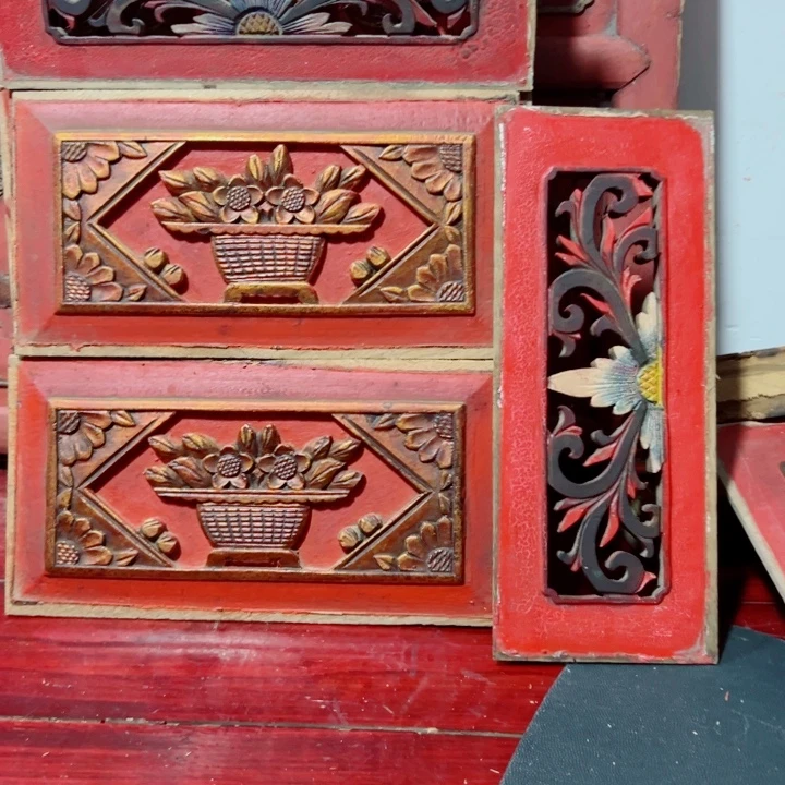 力***特木木雕工艺品摆件