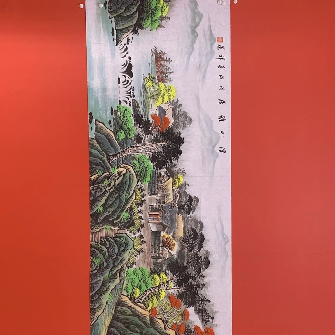 国画山水花鸟国画作品