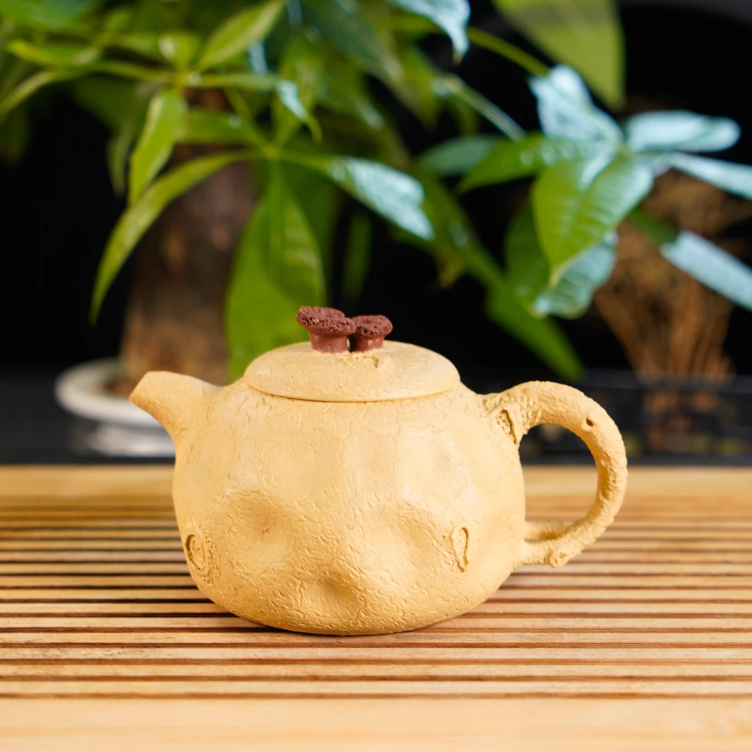 GS31-020   范容美   宜兴手工紫砂  灵工供春