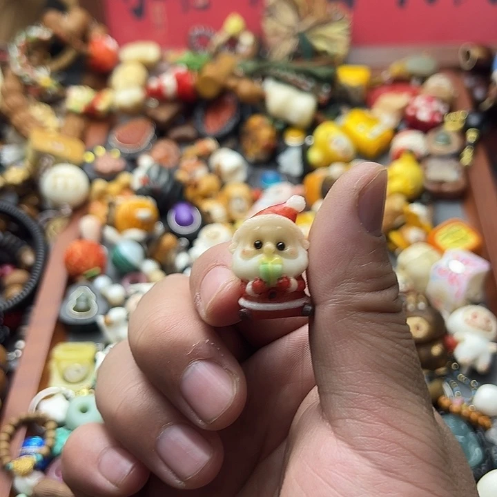 非金属象牙果圣诞老人