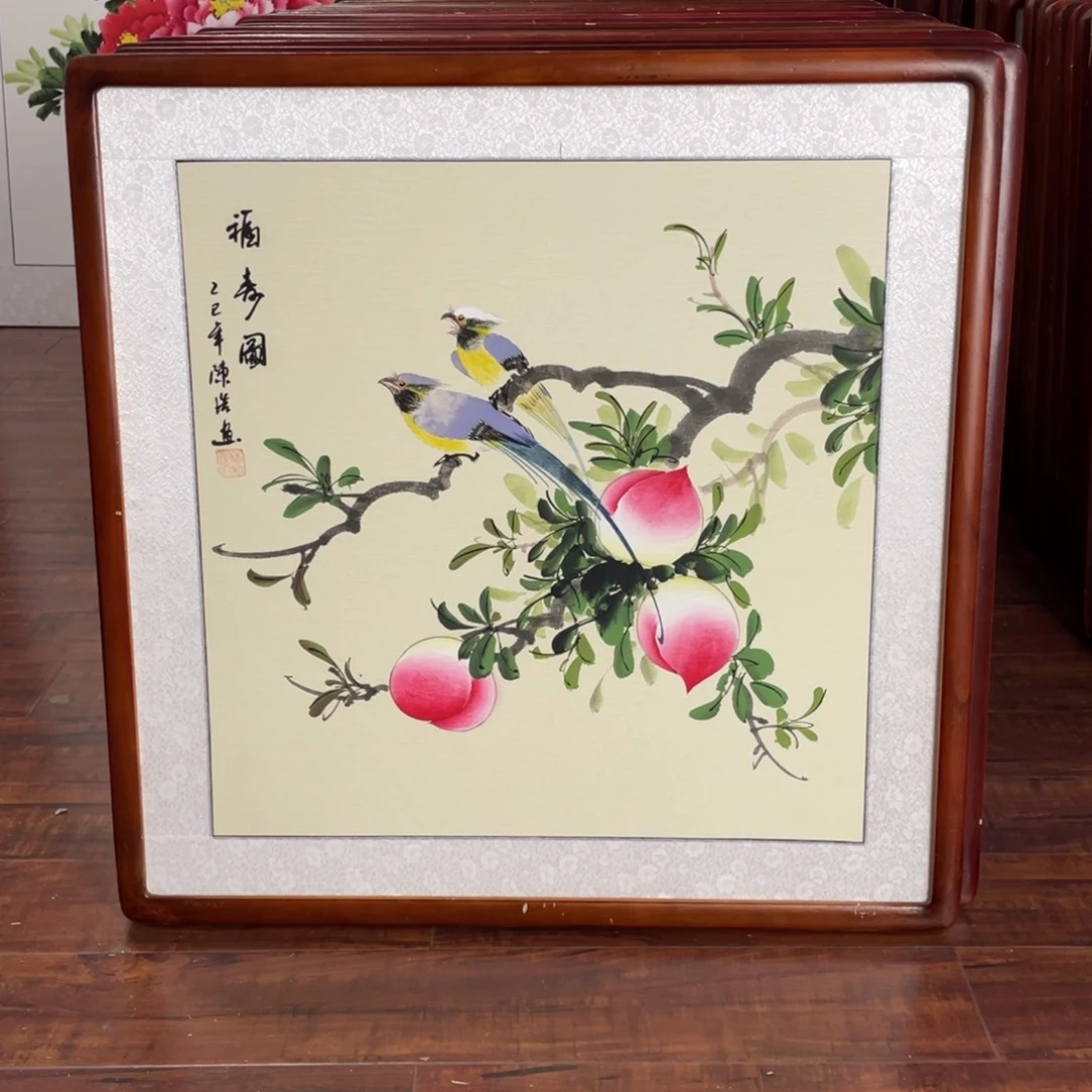 国画带框尺寸63*63厘米