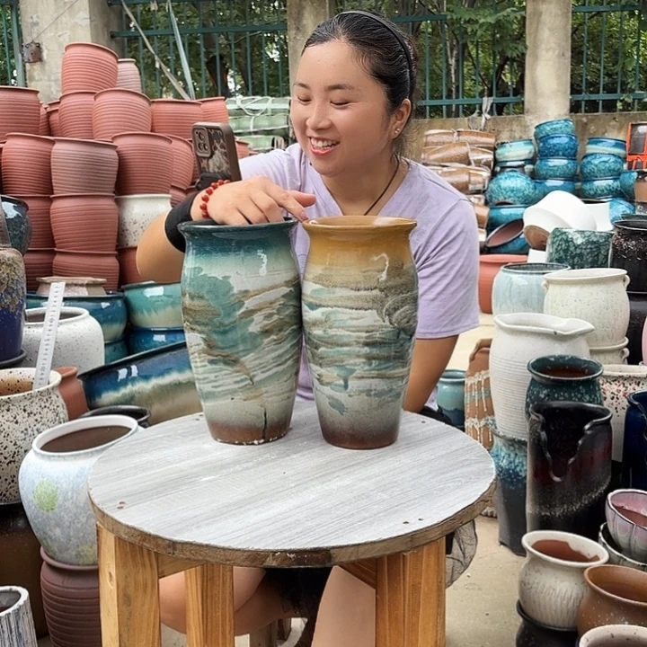 口14高26两个盆子