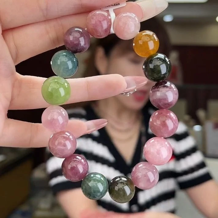 05371022/未镶嵌碧玺12mm+单圈多样性发货