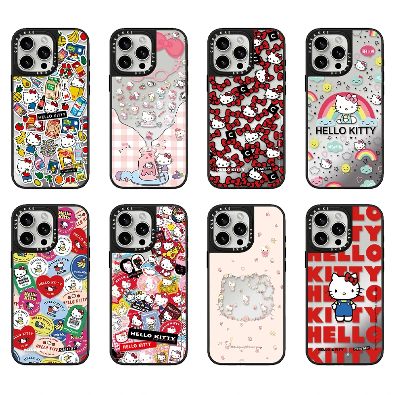 Lucky新款凯蒂系列合集适用苹果16PRO镜面手机壳iPhone15/14套13