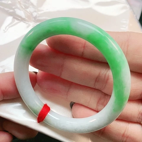 未镶嵌手镯翡翠圆条2662