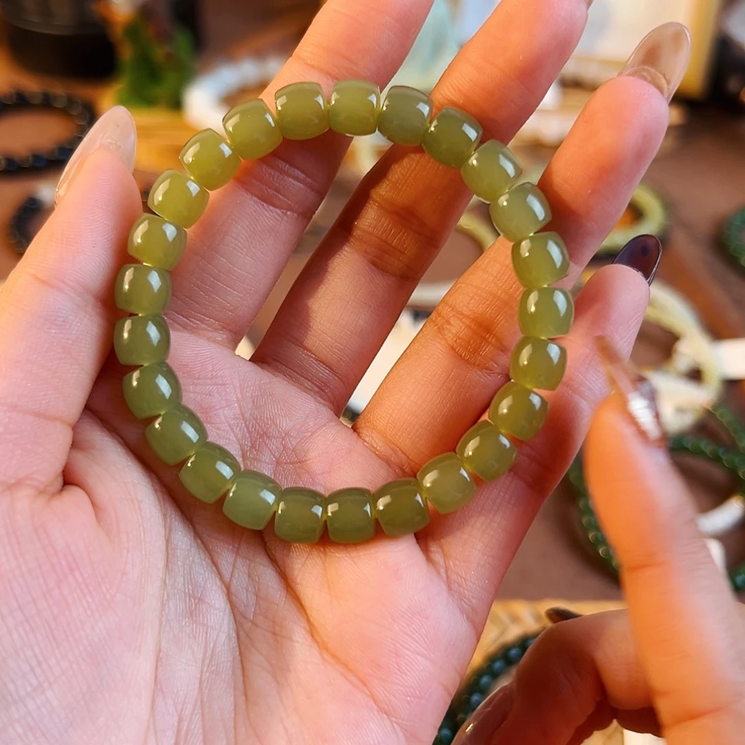 小***，和田玉未镶嵌手串