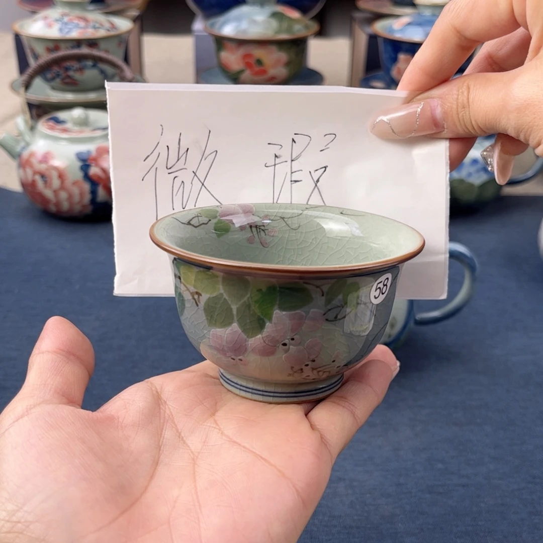杯景德镇手绘手工茶具
