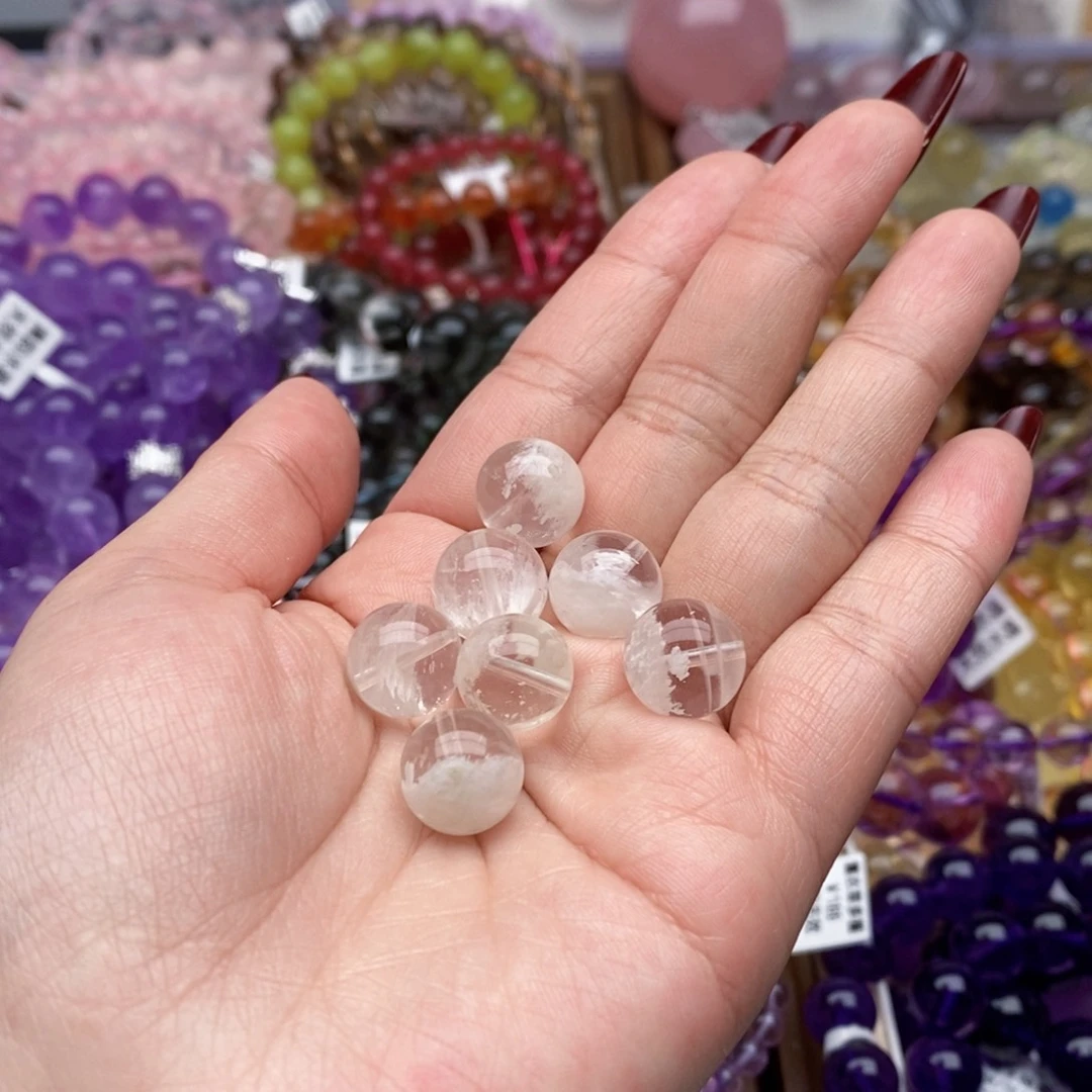 水晶手串未镶嵌H****l白幽灵