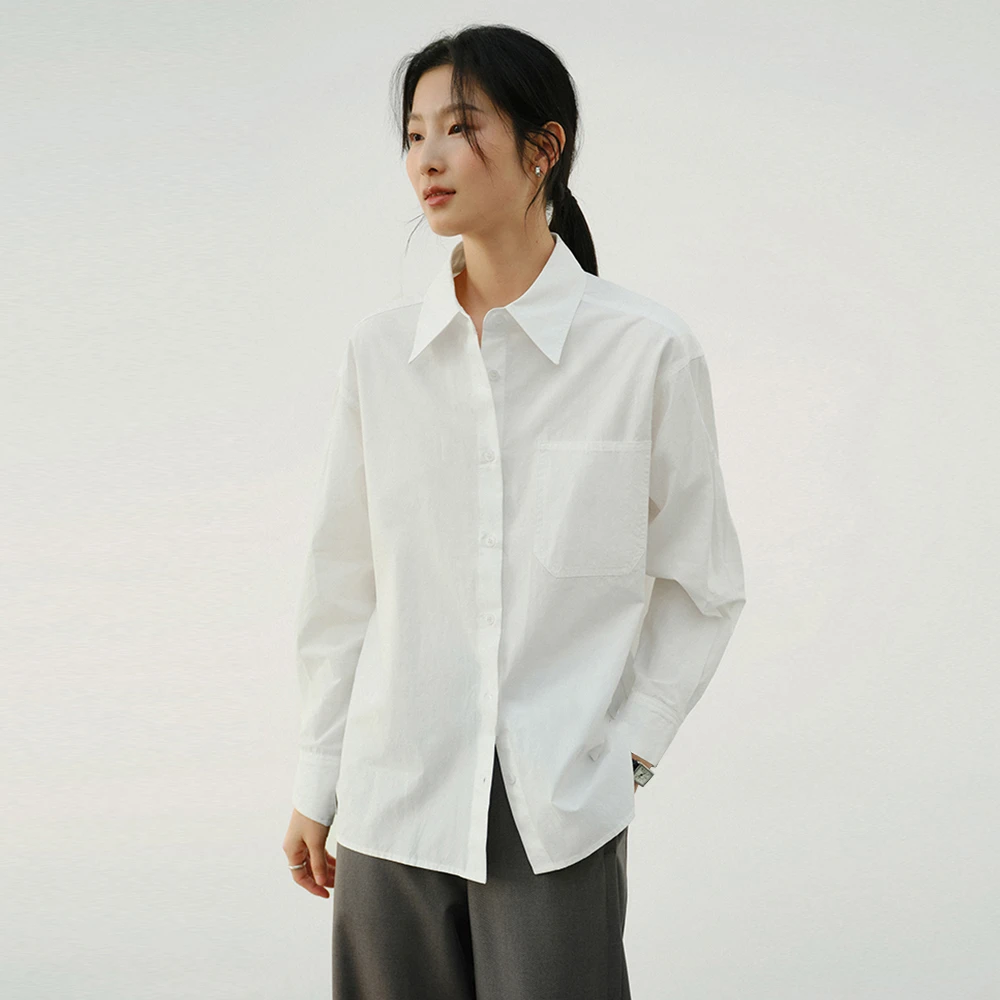 【逸阳断码清仓】春夏宽松显瘦法式淡黄色衬衫女款时尚简约气质叠穿