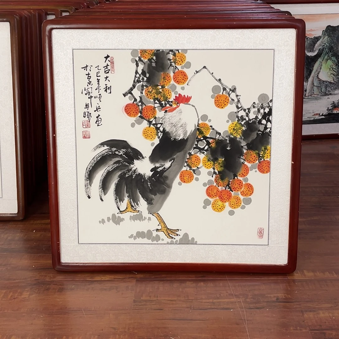国画带框尺寸63*63厘米