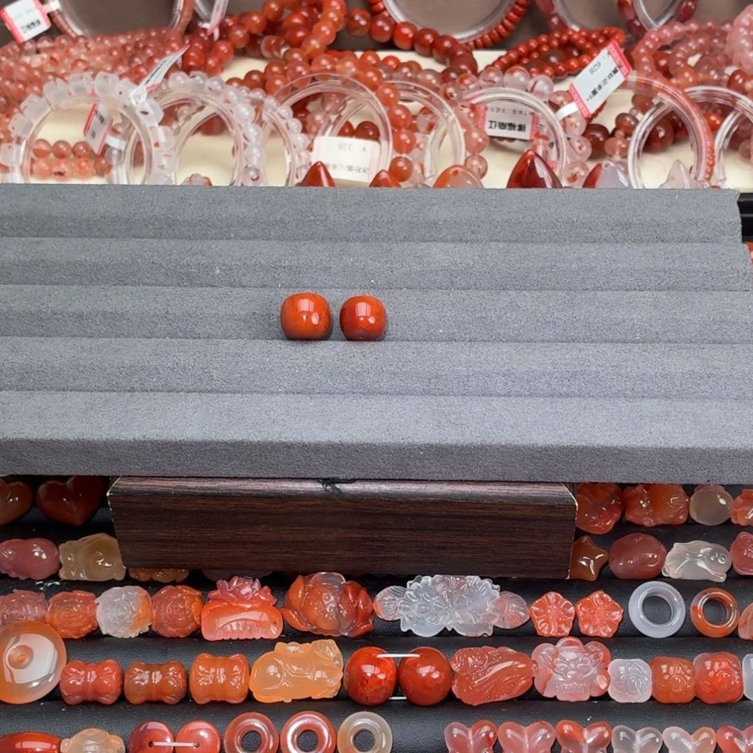 高***高南红玛瑙未镶嵌颈饰10