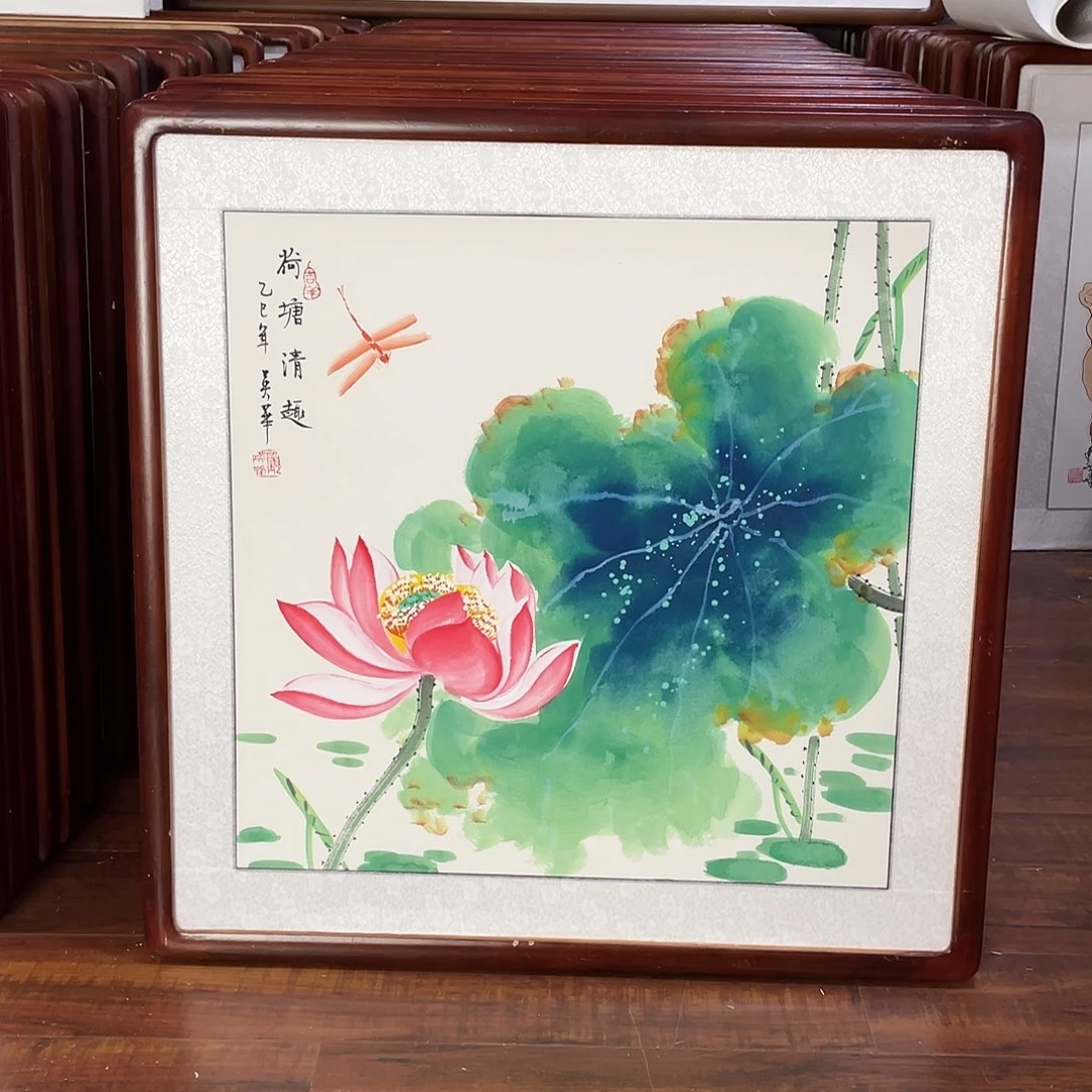 国画带框尺寸63*63厘米