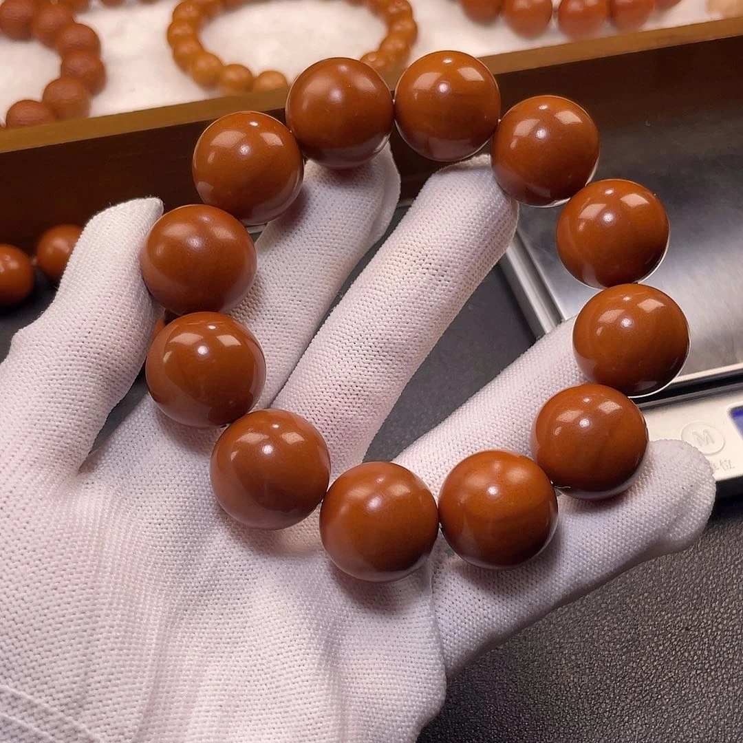 橄榄核手串V****者2.0➕树王精品铁核小孔