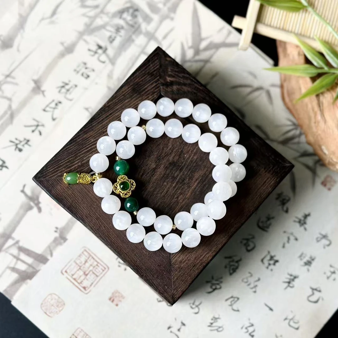 QW396 白琉璃手串