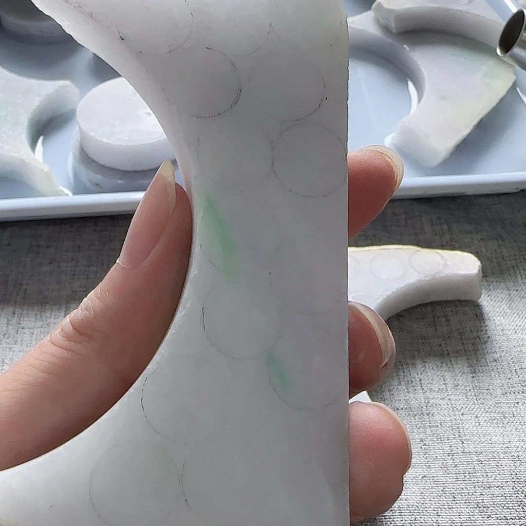 翡翠裸石翡翠A货边角料