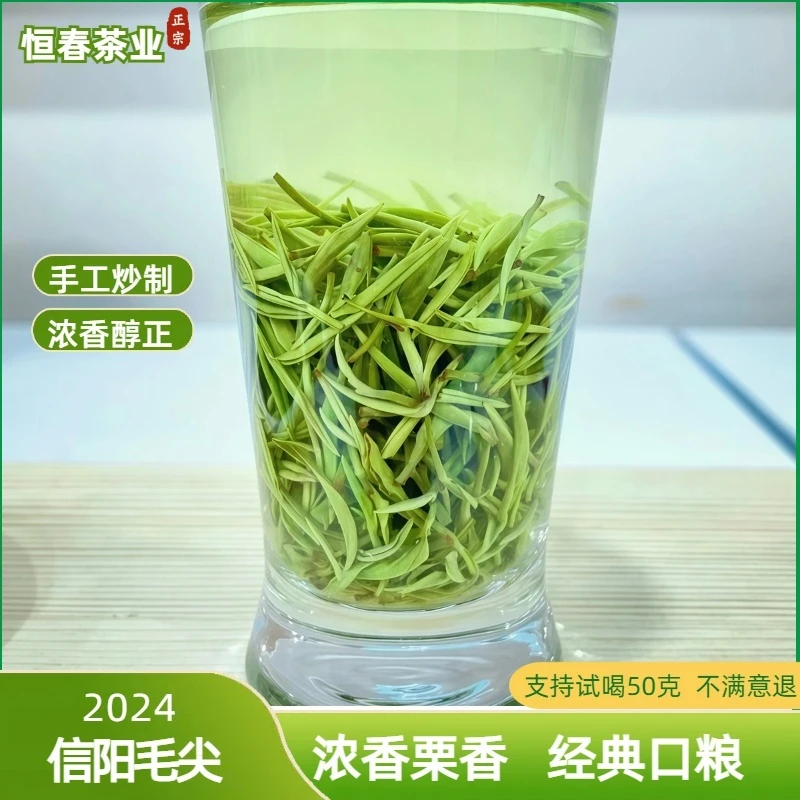 （雨前芽头）信阳毛尖新茶A13 纯手工揉捻 老工艺 浓香耐泡茶叶