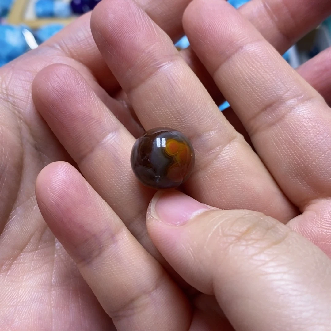 未镶嵌针钠钙石（海纹石）颈饰如**初