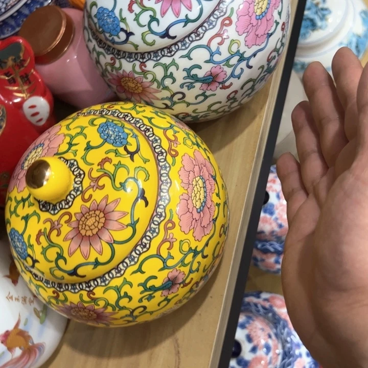瑕疵福利品陶瓷茶叶罐