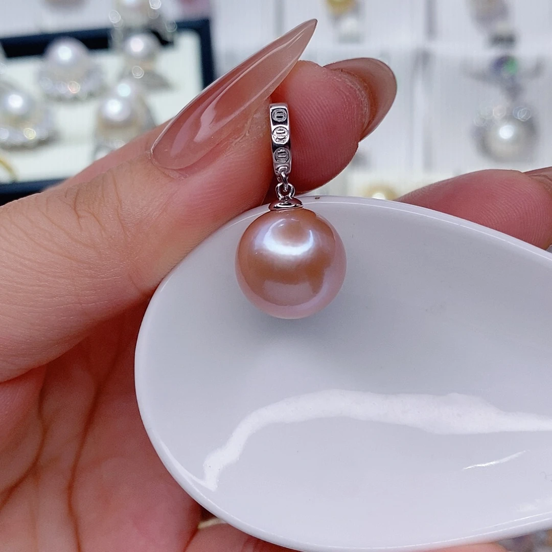 银S925镶嵌吊坠(赠链)淡水珍珠