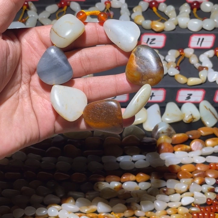 天然和田玉籽料手链