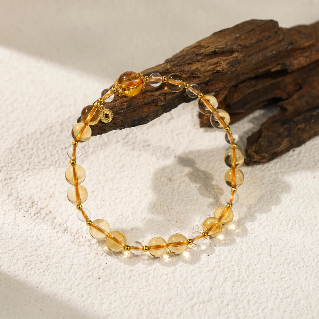 【财气满盈】水晶手串925（天然珠宝多样性发其一）