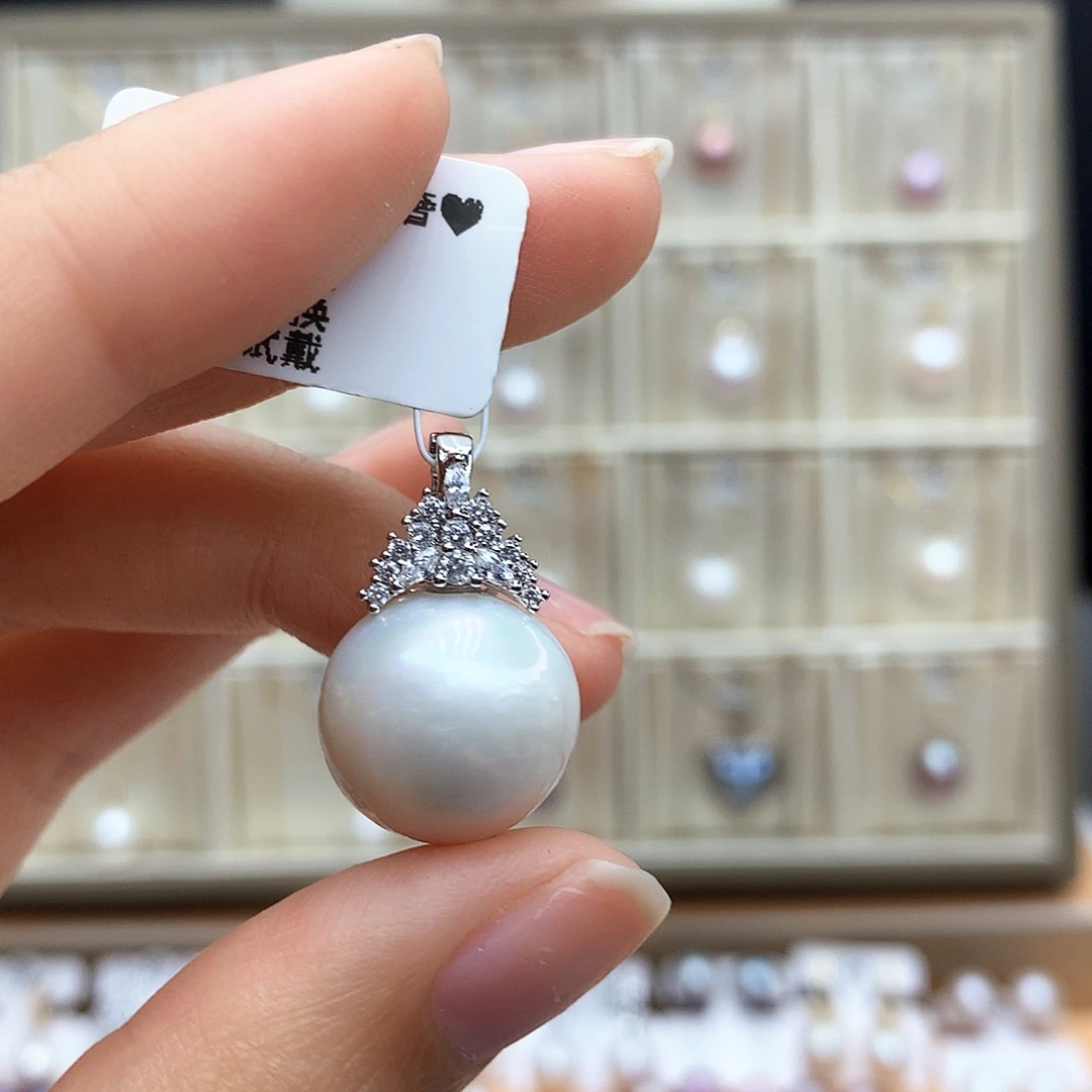 颈饰合金淡水珍珠