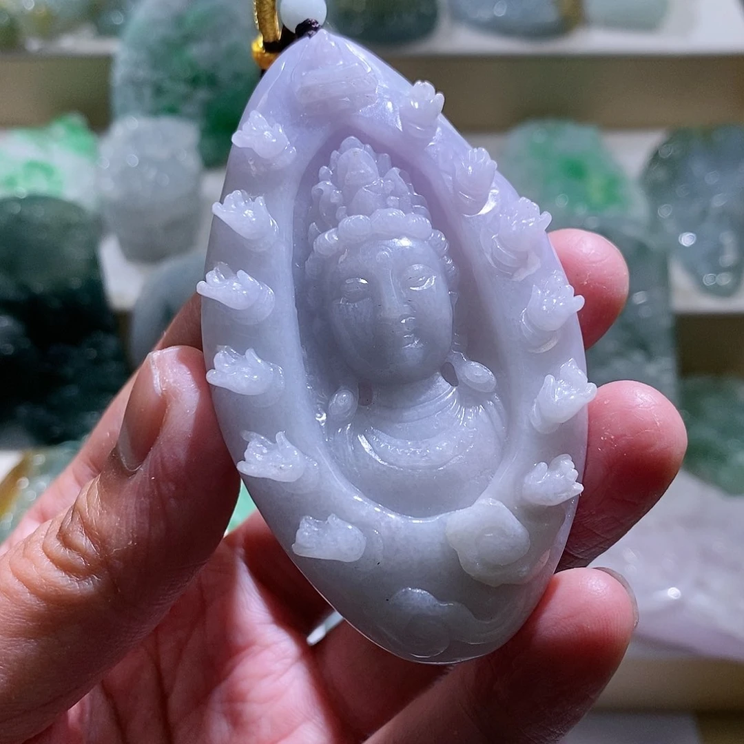 【闪购商品】翡翠颈饰未镶嵌千手观音