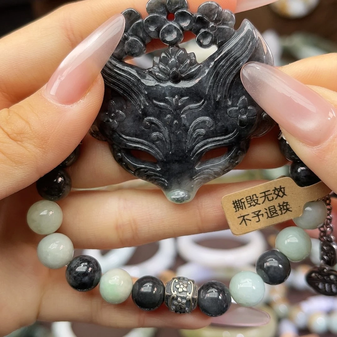 翡翠未镶嵌手链手链