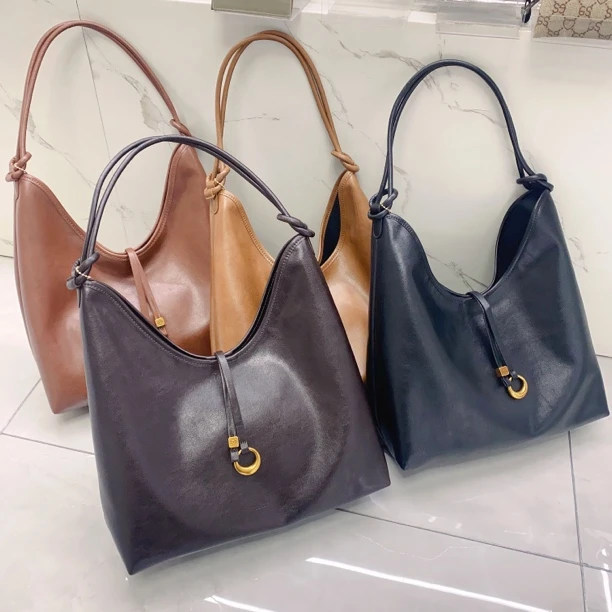 托特包单肩背的轻柔质感满满包中包的女士时尚洋气包包