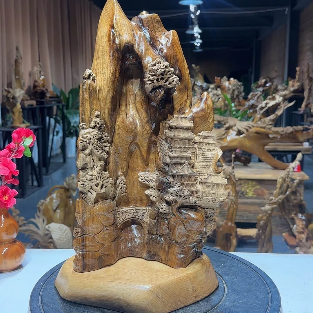 金丝楠笃**远金丝楠木山水倒流香