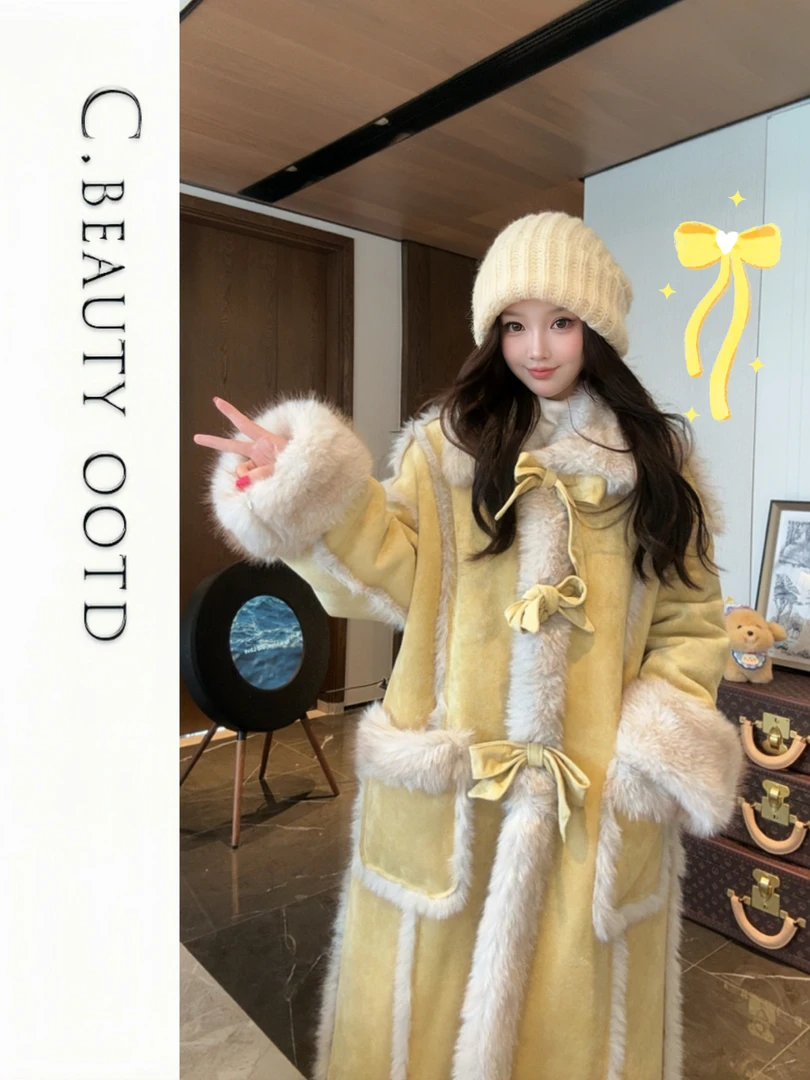 【橙子专属】2025设计感冬季毛毛外套