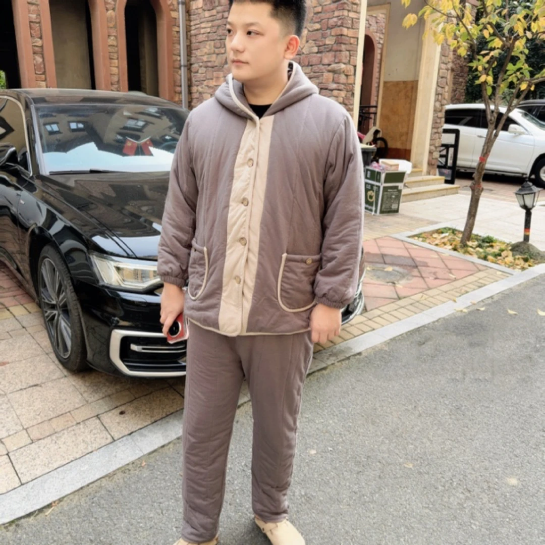 CBLM家300g新疆棉【男士新款套装】宽松显瘦家居服