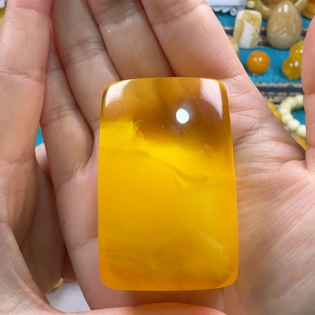 琥珀未镶嵌手链同料