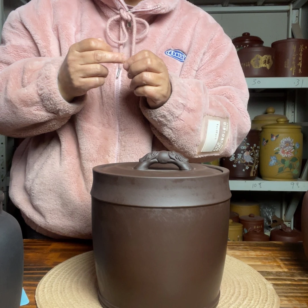 紫砂茶叶罐今天晚上