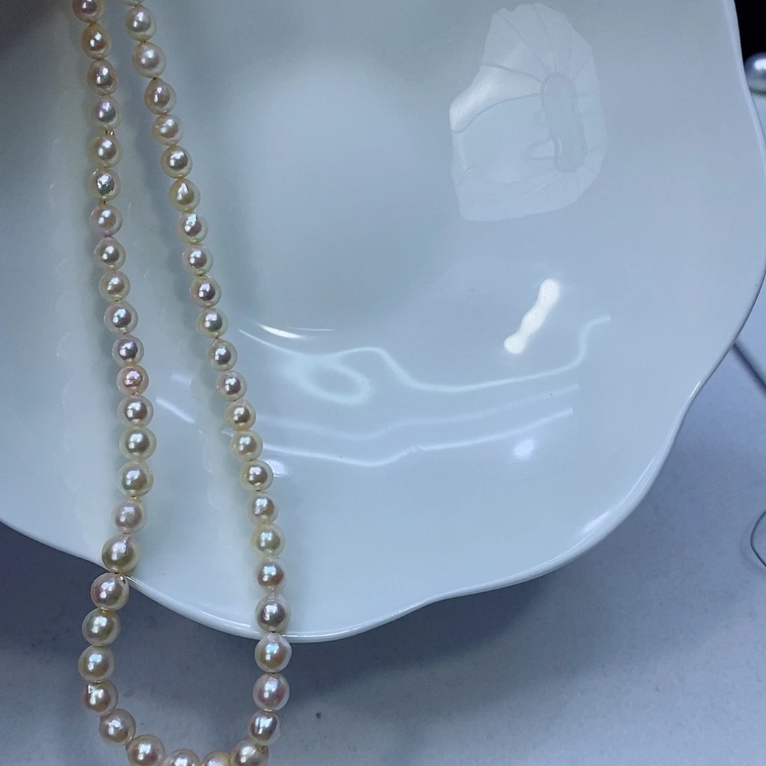 海水珍珠颈饰银S925镶嵌