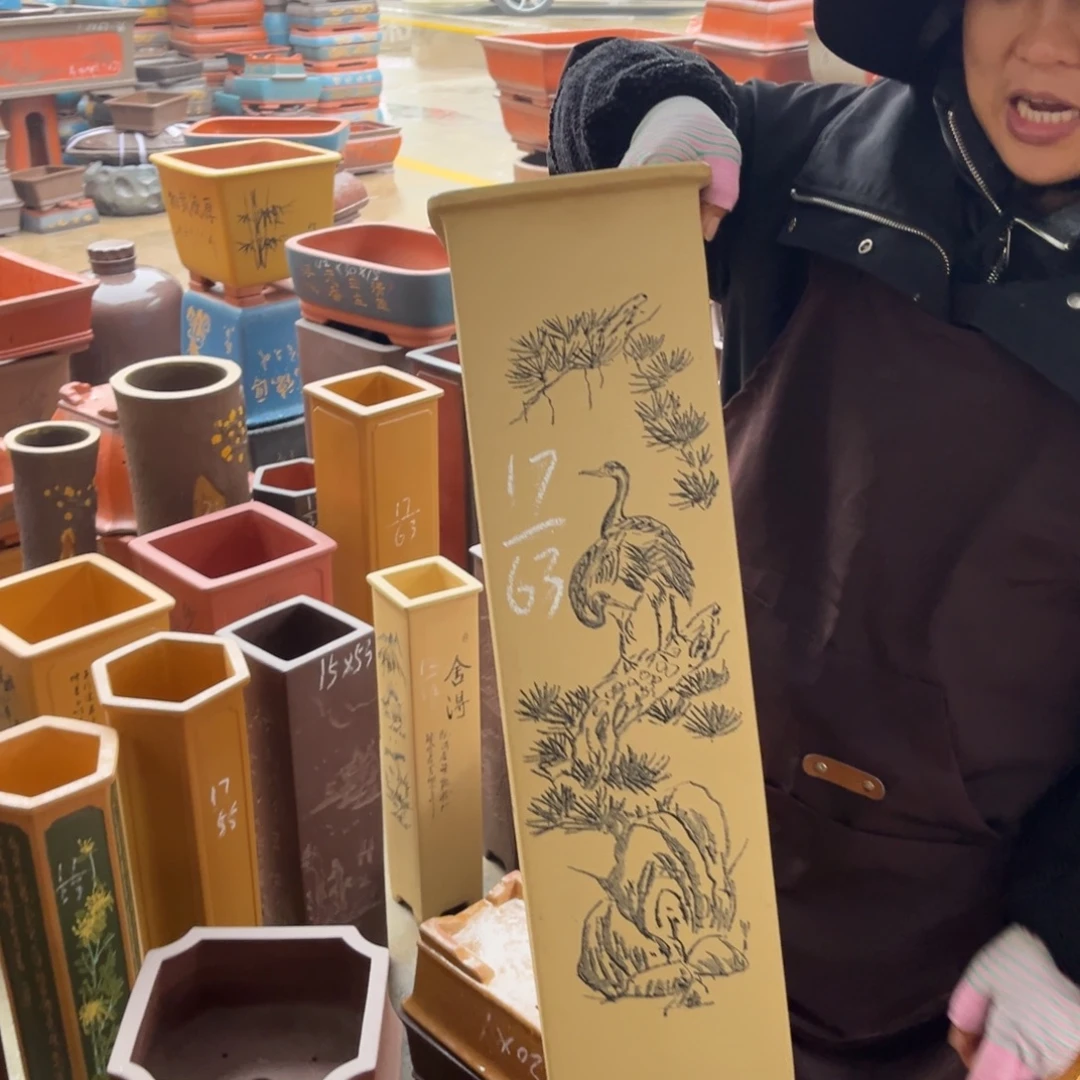 紫砂花盆盆景艺术