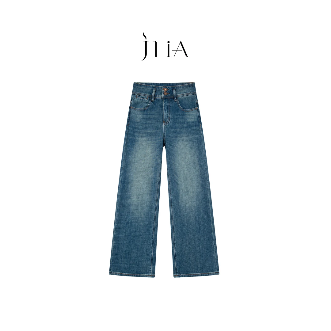 JLIA四面弹 A3 全竹莱茵 通勤不皱｜免熨烫 女士窄版阔腿裤