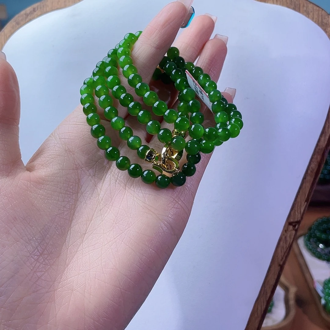 安****和田玉（碧玉）未镶嵌颈饰6